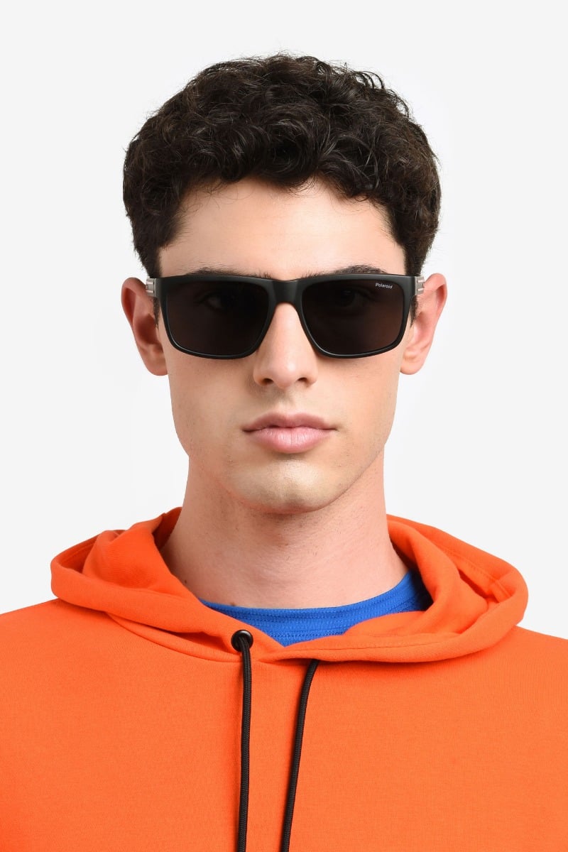 POLAROID PLD 2149/S 8LZM9 Sunglass — Matt Black frame — view 4