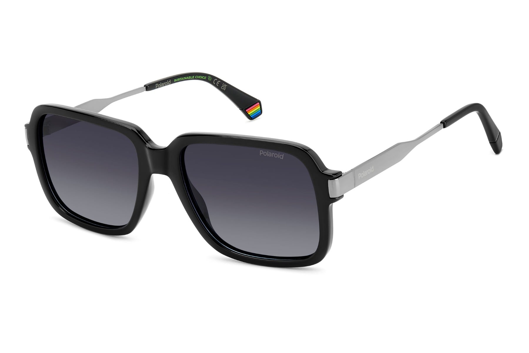 POLAROID PLD 6220/S/X 807WJ Sunglass — Black frame — view 1