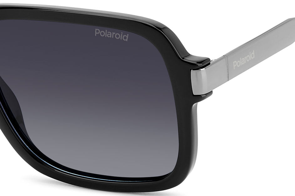 POLAROID PLD 6220/S/X 807WJ Sunglass — Black frame — view 3
