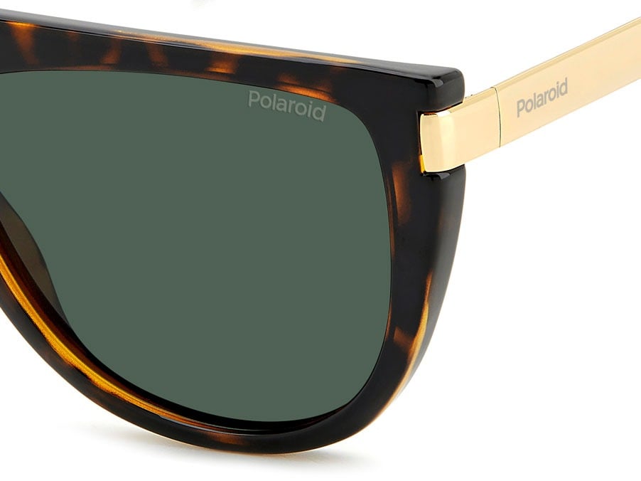 POLAROID PLD 6221/S 086UC Sunglass — Havana frame — view 3