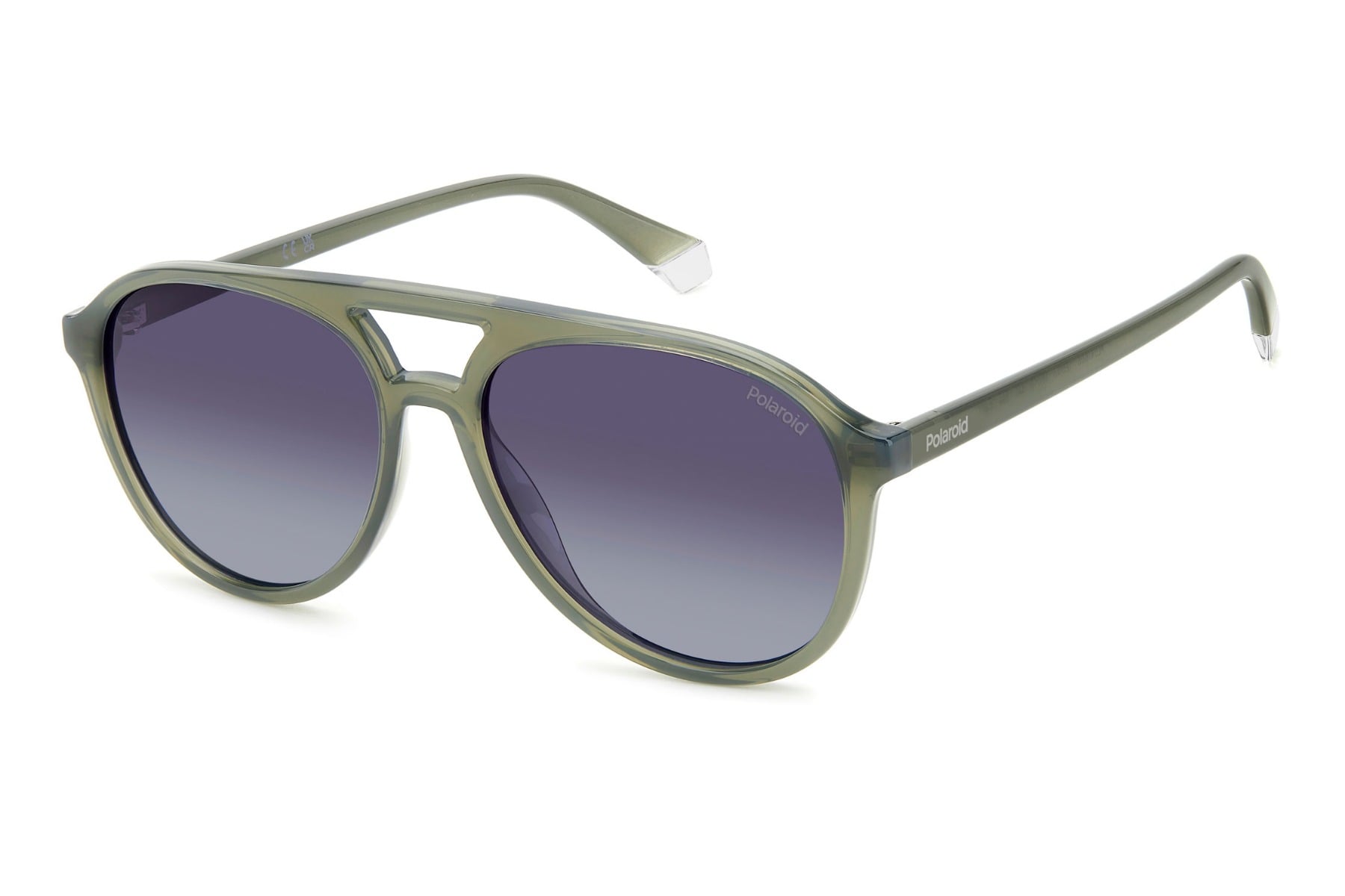 POLAROID PLD 4162/S IEDWJ Sunglass — Green frame — view 1
