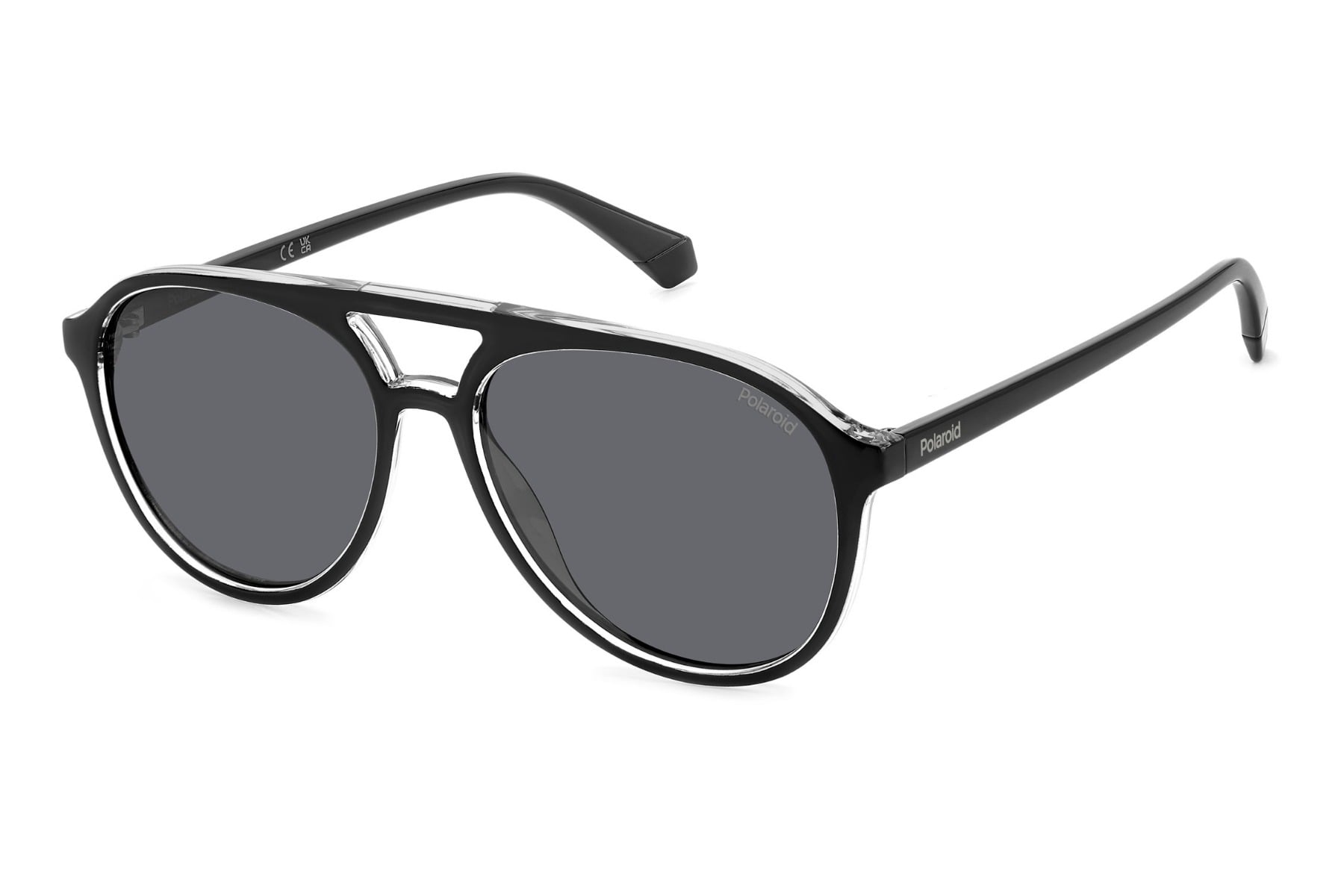 POLAROID PLD 4162/S 7C5M9 Sunglass — Black frame — view 1