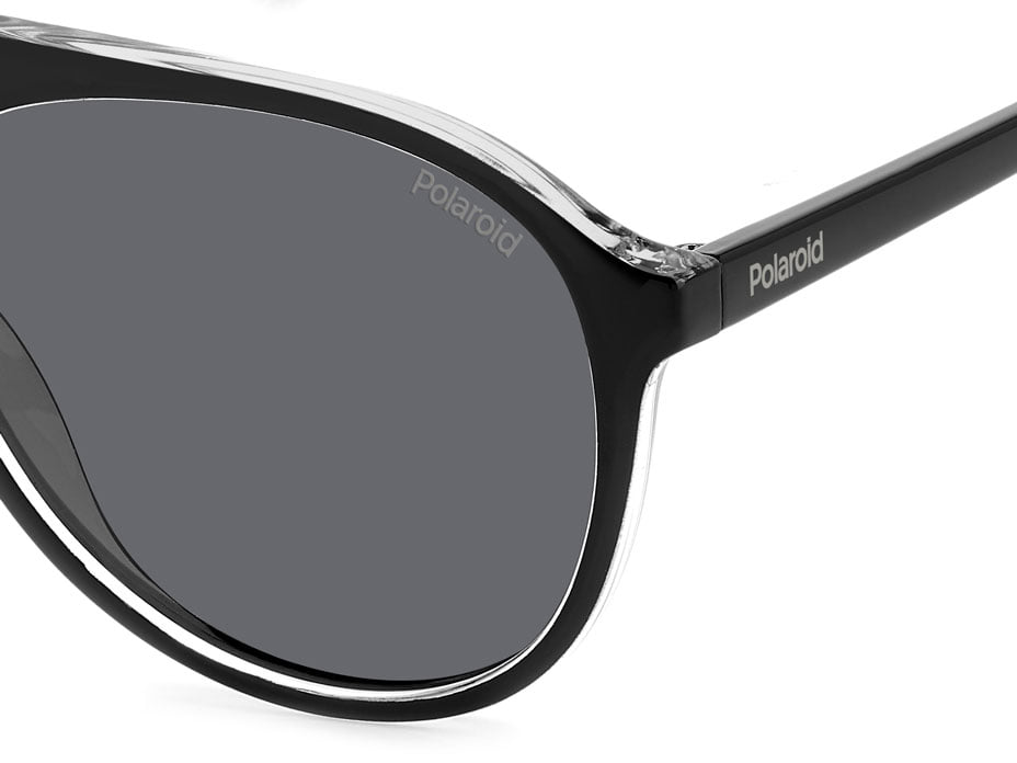 POLAROID PLD 4162/S 7C5M9 Sunglass — Black frame — view 3