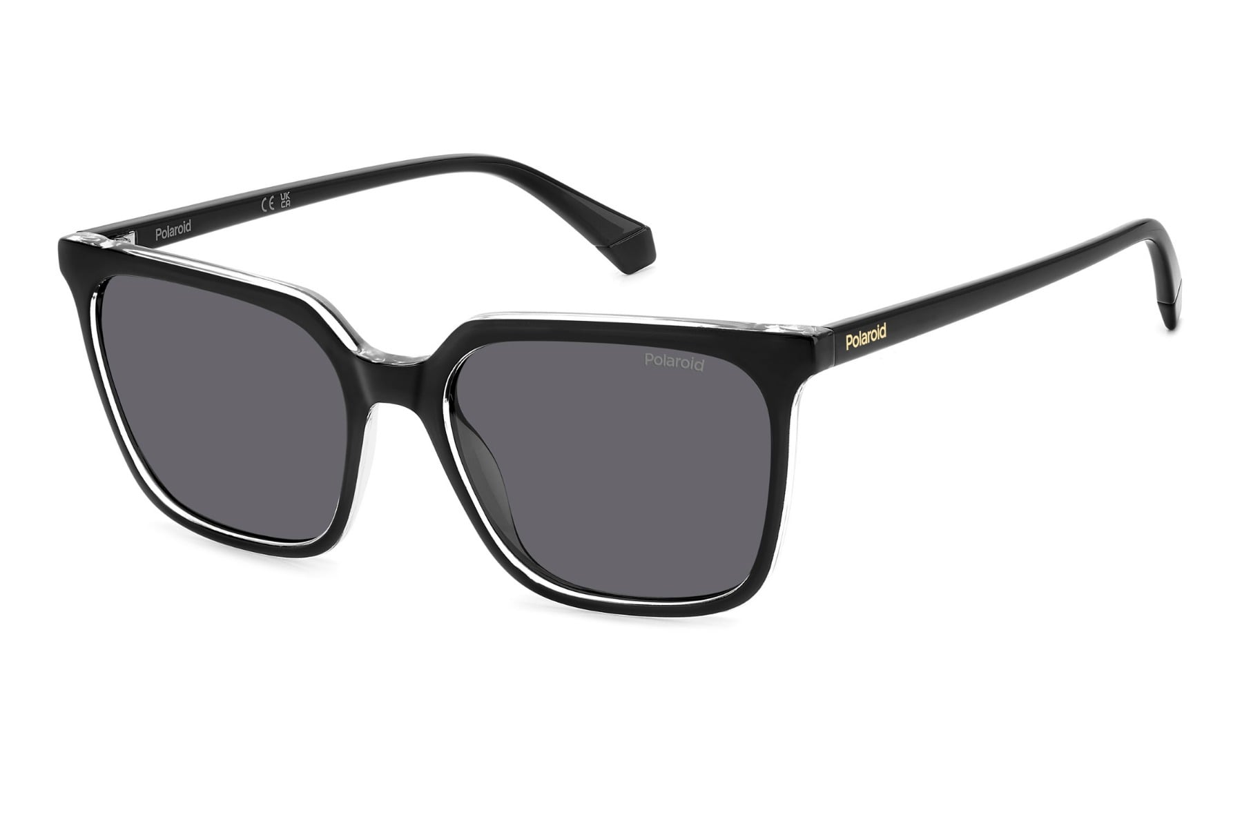 POLAROID PLD 4163/S 7C5M9 Sunglass — Black frame — view 1