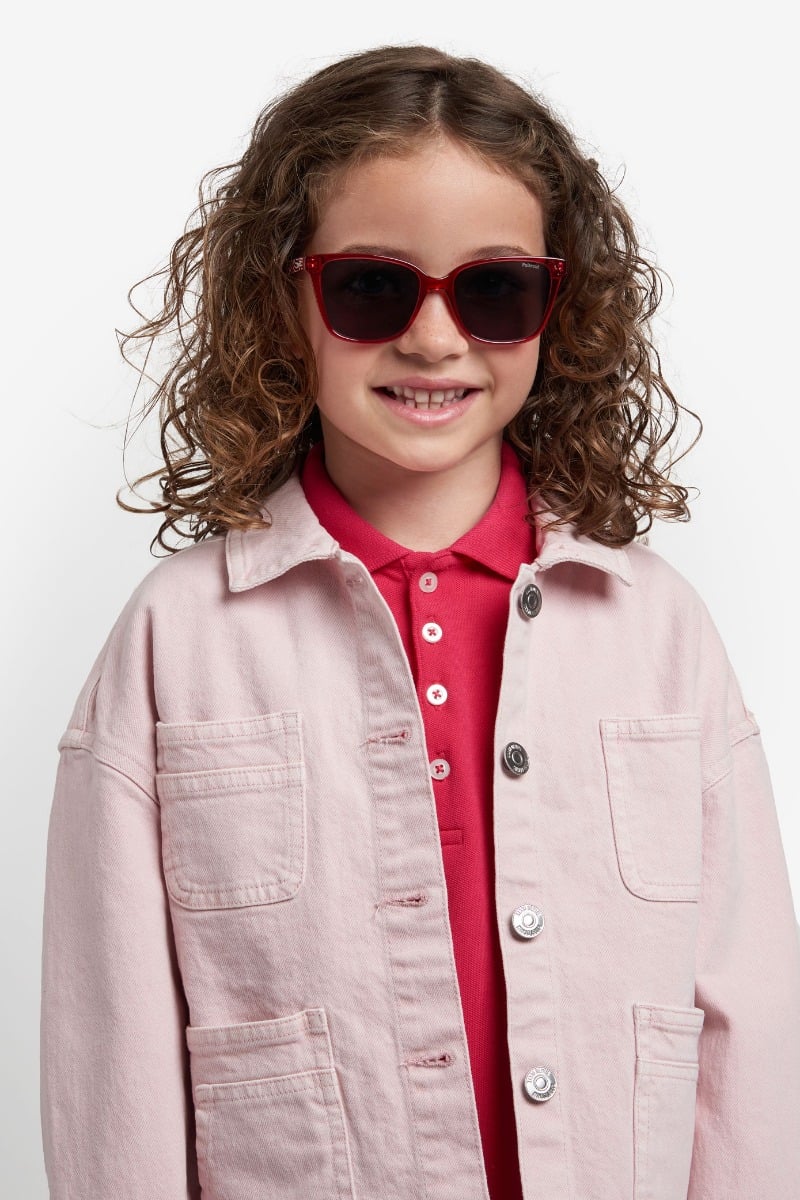 POLAROID PLD 8062/S 8CQM9 Sunglass — Cherry frame — view 4