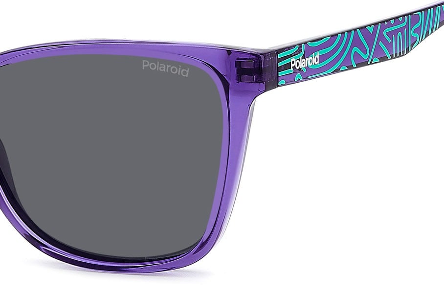 POLAROID PLD 8062/S B3VM9 Sunglass — Violet frame — view 3