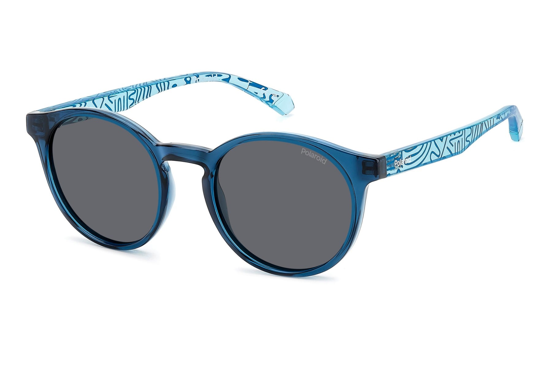 POLAROID PLD 8061/S ZX9M9 Sunglass — Blue frame — view 1