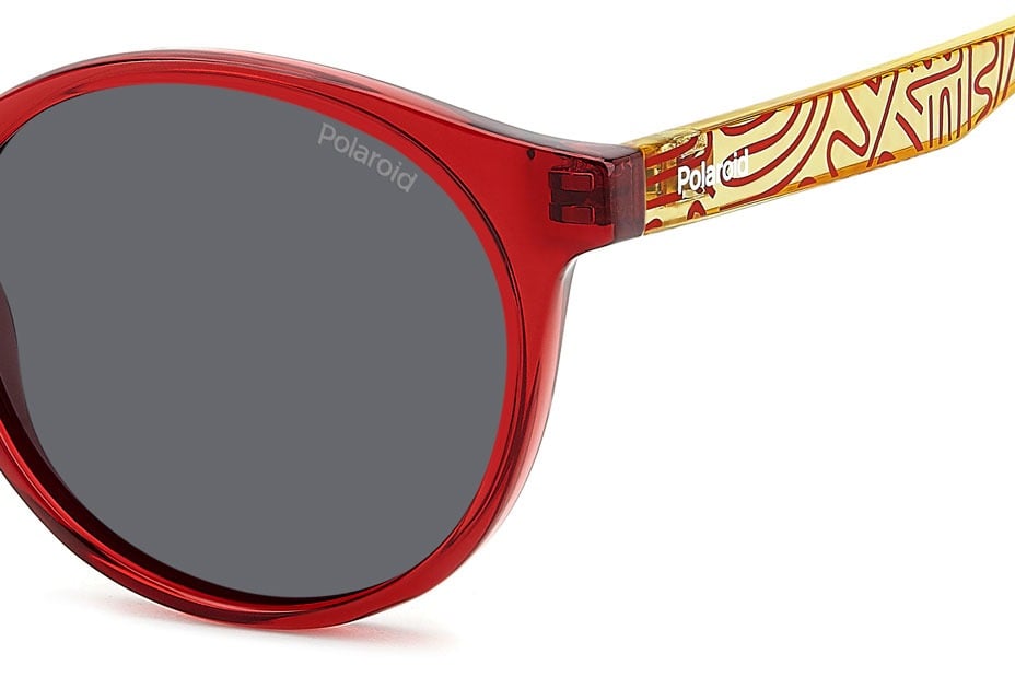 POLAROID PLD 8061/S AHYM9 Sunglass — Red frame — view 3
