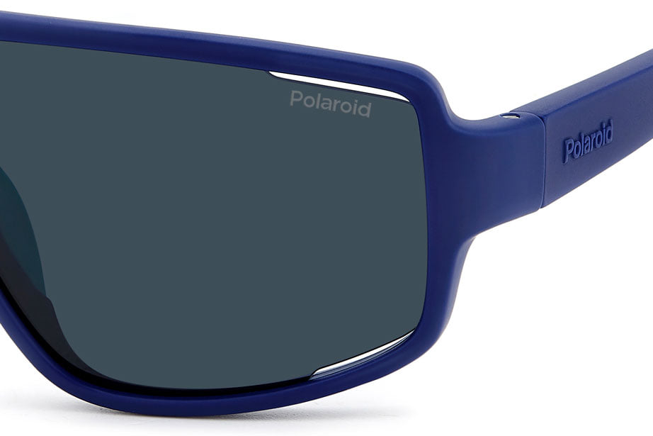 POLAROID PLD 7054/S FLLO3 Sunglass — Matt Blue frame — view 3