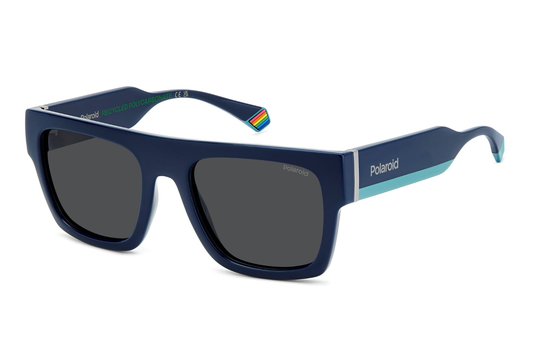 POLAROID PLD 6224/S/X PJPM9 Sunglass — Blue frame — view 1
