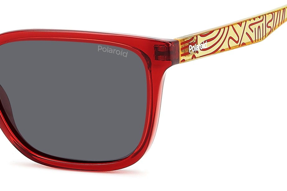 POLAROID PLD 8063/S AHYM9 Sunglass — Red frame — view 3