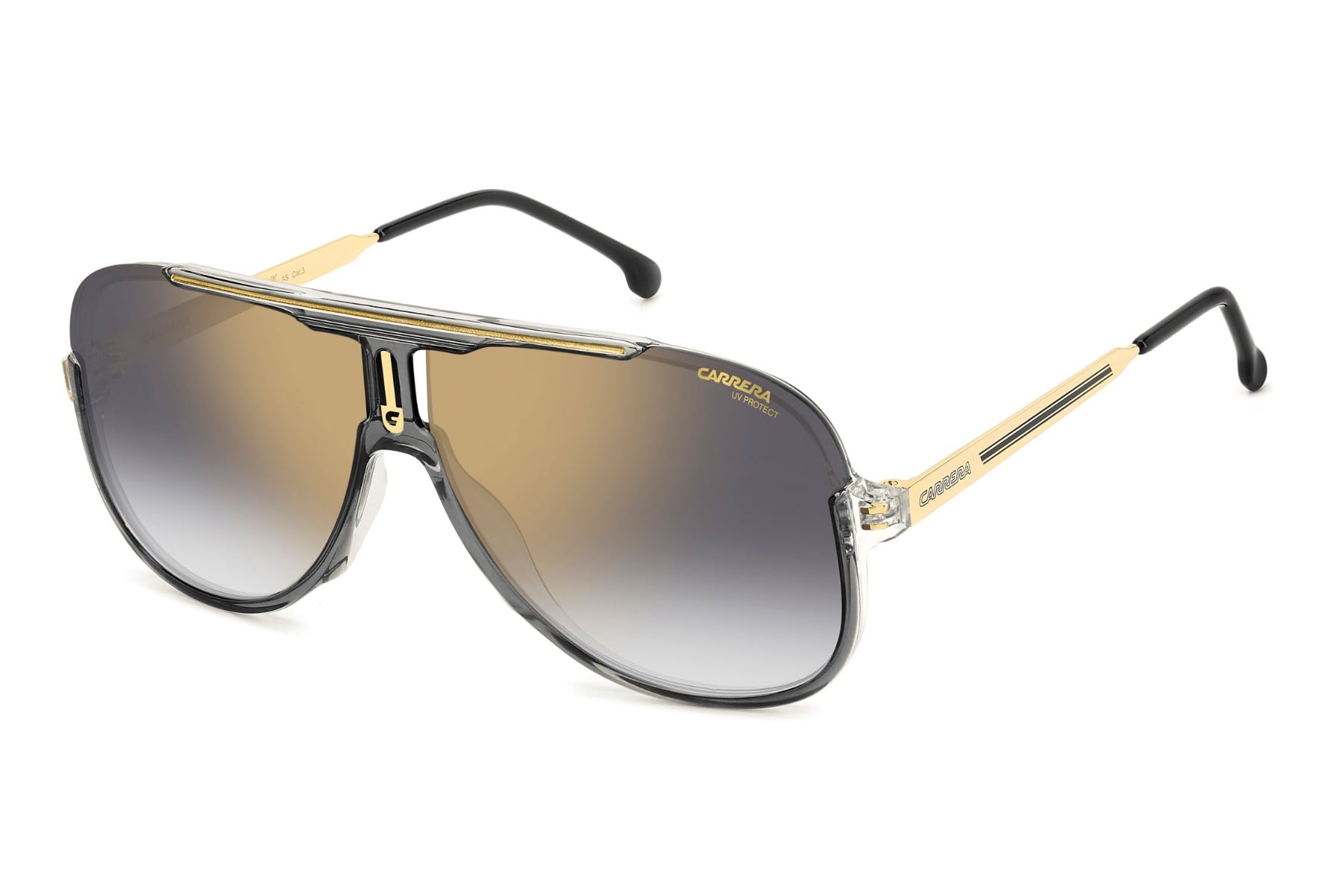 CARRERA CARRERA 1059/S KB7FQ Sunglass — Transparent Grey frame — view 1