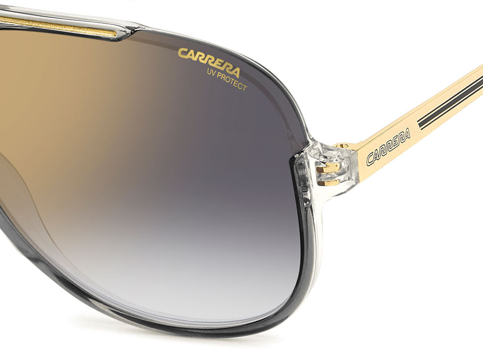 CARRERA CARRERA 1059/S KB7FQ Sunglass — Transparent Grey frame — view 3