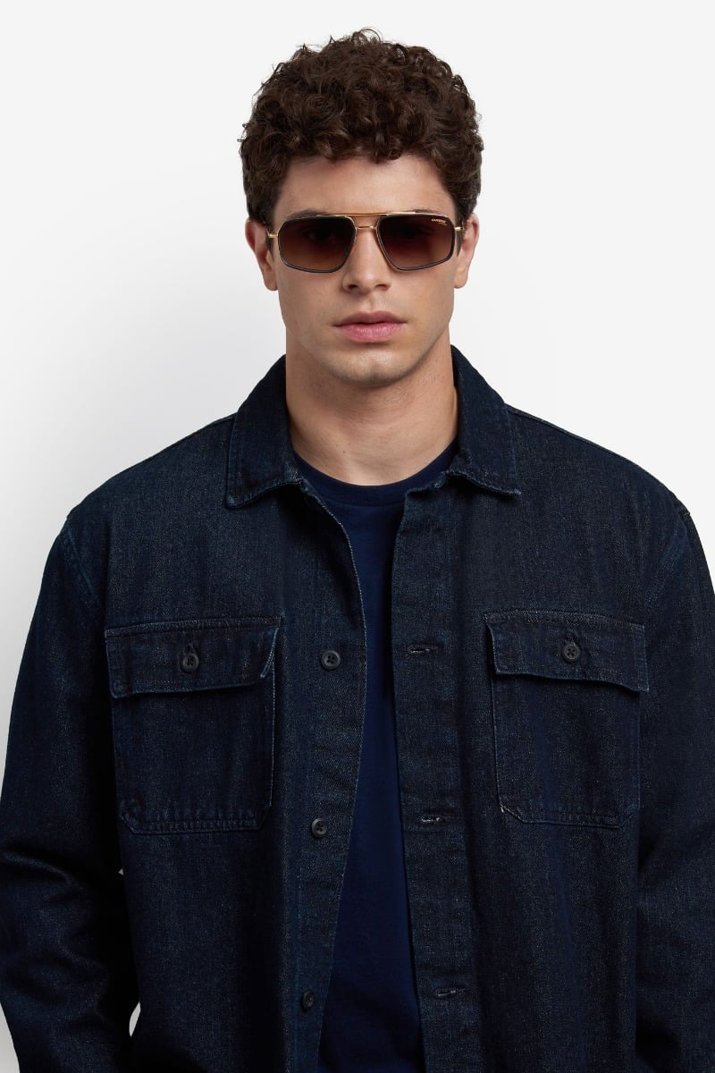 CARRERA CARRERA 338/S 00386 Sunglass — Matt Black frame — view 4