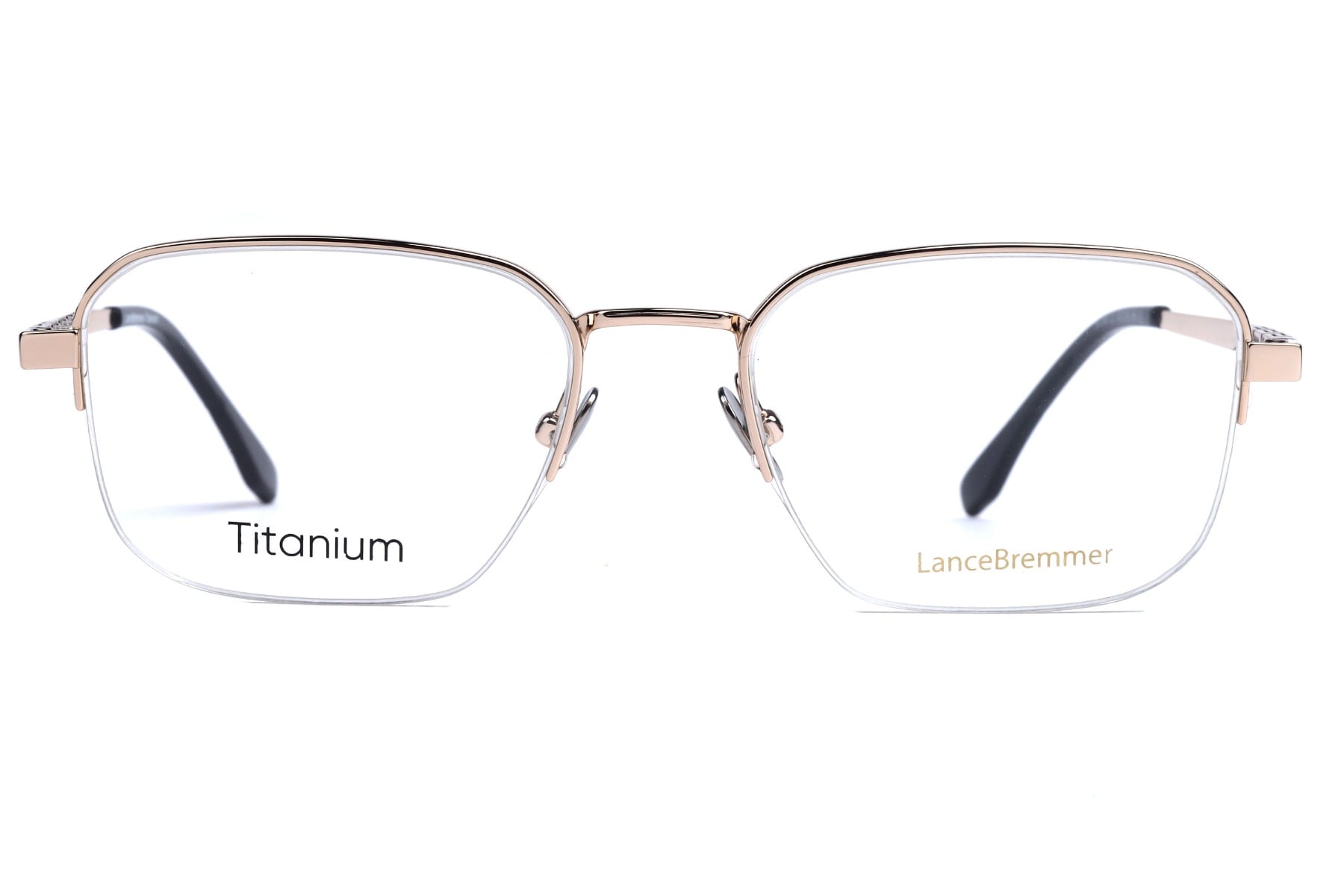 Lancebremmer TA-040 Frame Gold Unisex Supra Titanium — Gold frame