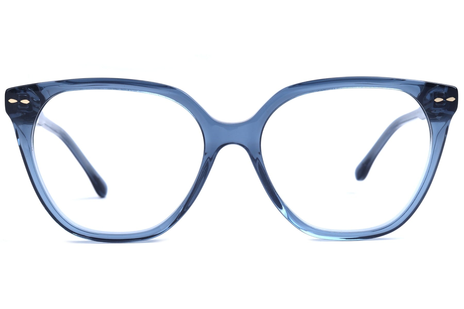 Lancebremmer LBF6772 Frame Transparent Blue Female Full Shel — Transparent Blue frame