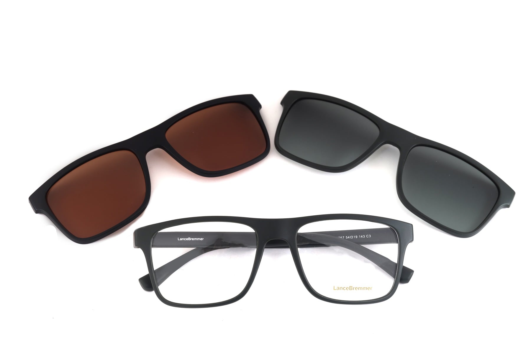 Lancebremmer LBS 90267 Frame Matt Green Male Full Shell Frame — Matt Green frame — view 4