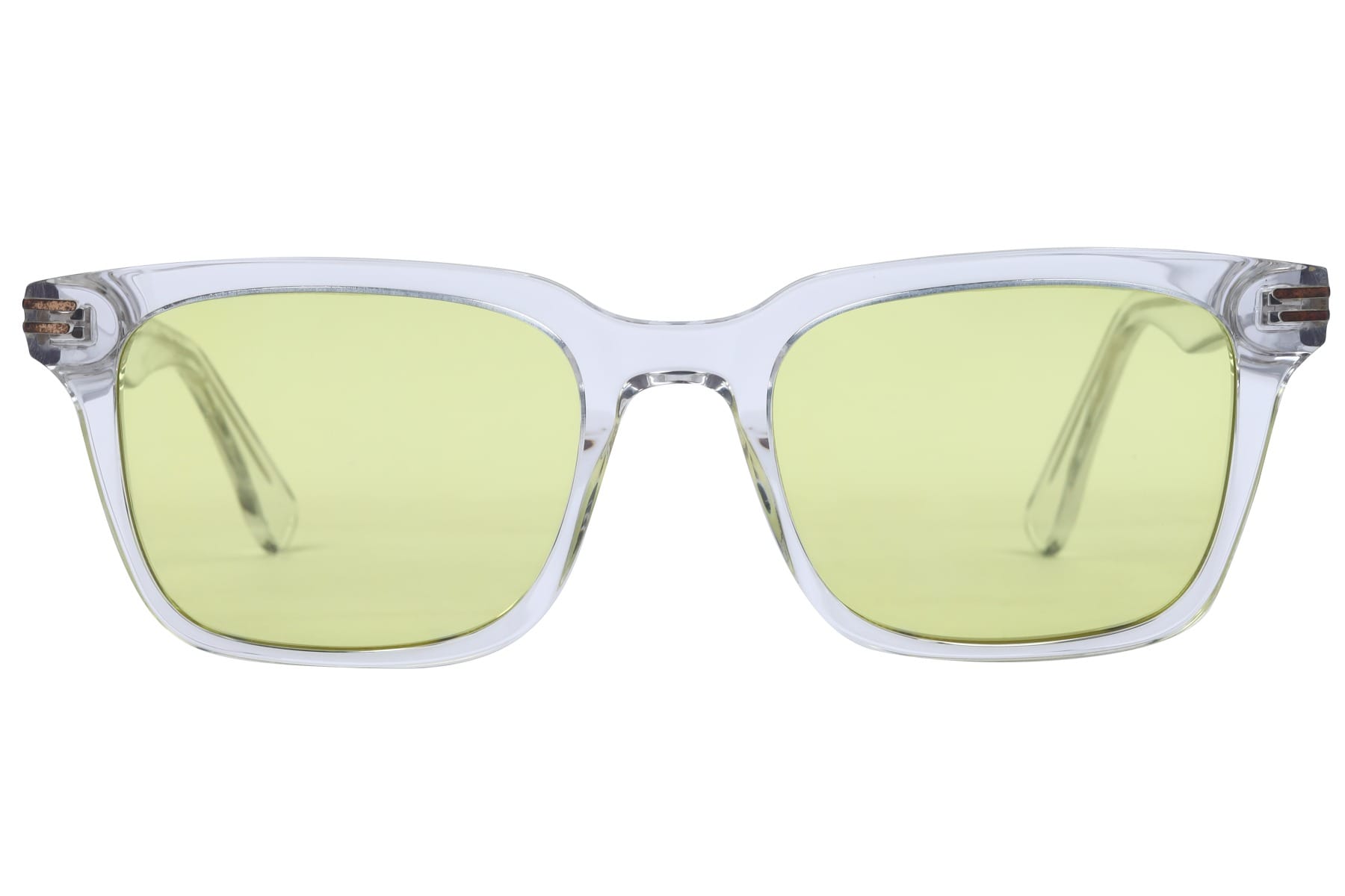 Lb Luxe WV258 Sunglass Transparent Male Full Shell — Transparent frame