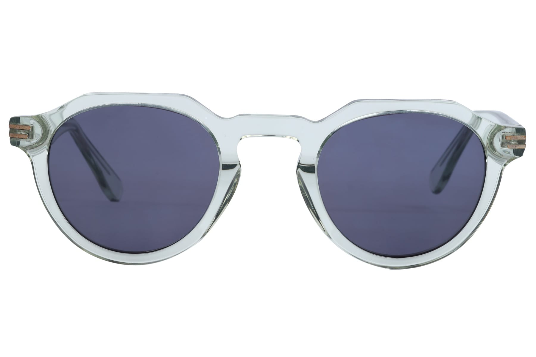 Lb Luxe WV257 Sunglass Transparent Green Unisex Full Shell — Transparent Green frame