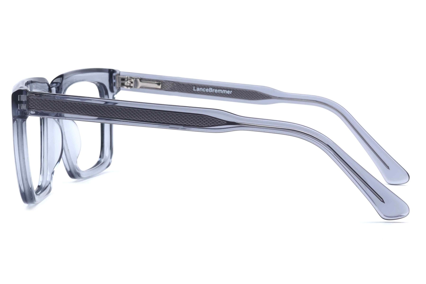Lancebremmer M-2016 Frame Transparent Grey Male Full Shell Frame — Transparent Grey frame — view 4