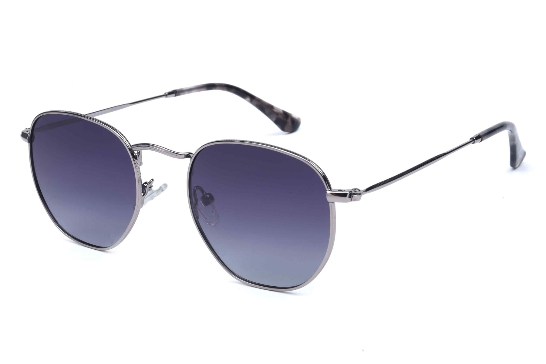 Lancebremmer GLT9108 Sunglass Gun Metal Unisex Full Metal Sunglass — Gun Metal frame — view 1