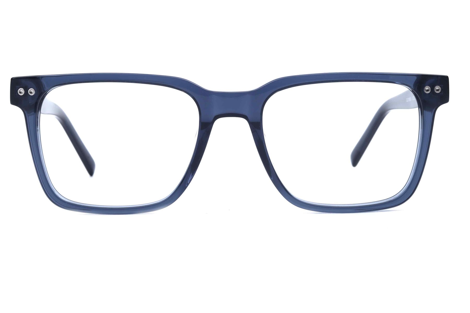 Lancebremmer OLD1982A Frame Transparent Blue Male Full Shell — Transparent Blue frame