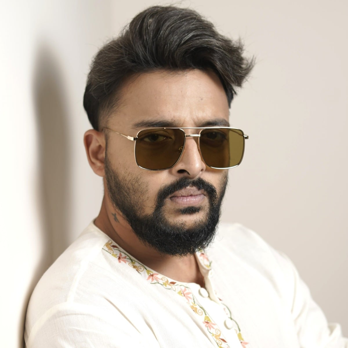 Lancebremmer HM2619 Sunglass Gold Male Full Metal — Gold frame