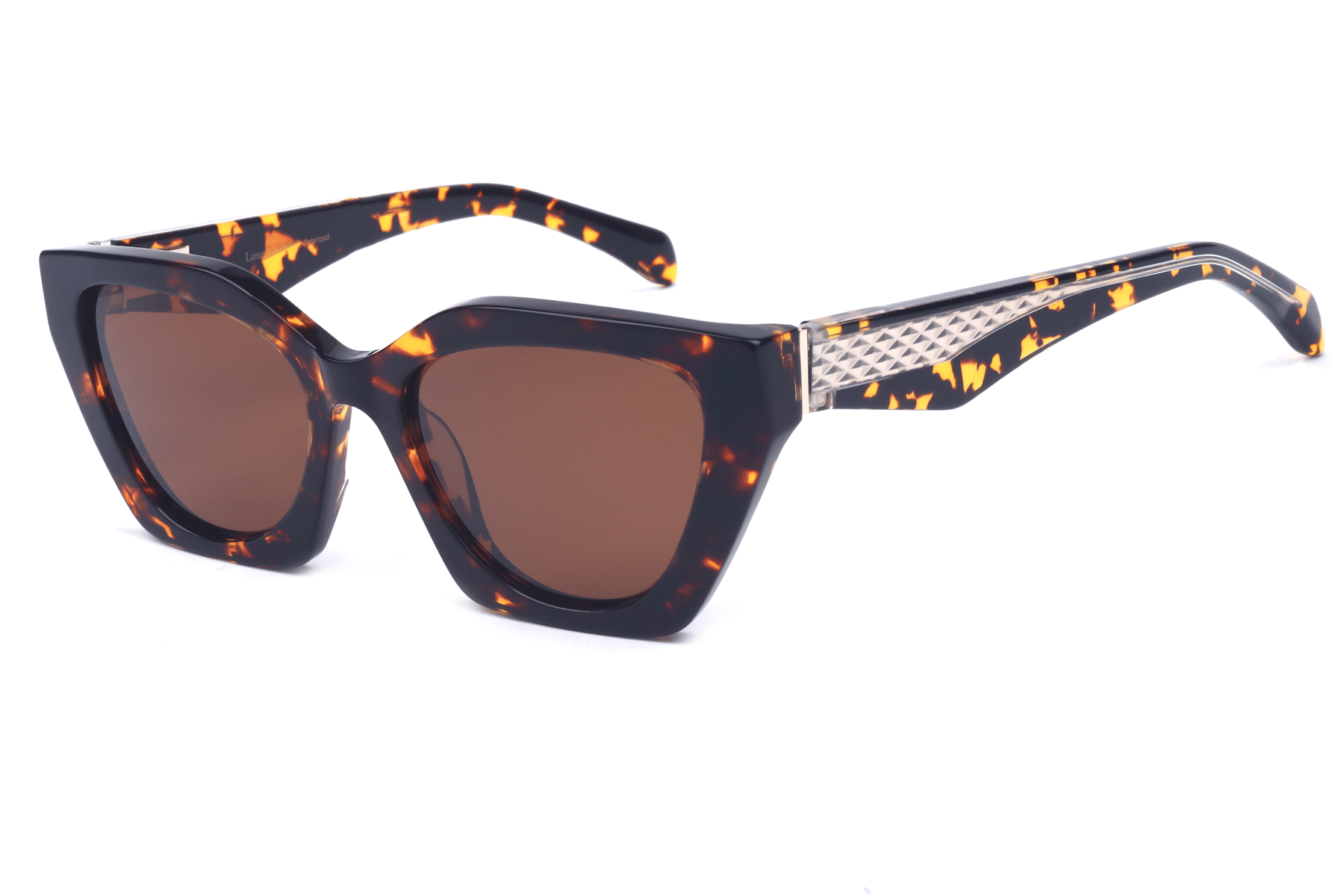 LANCEBREMMER RTA-4908 C2 Sunglass — Havana frame — view 3