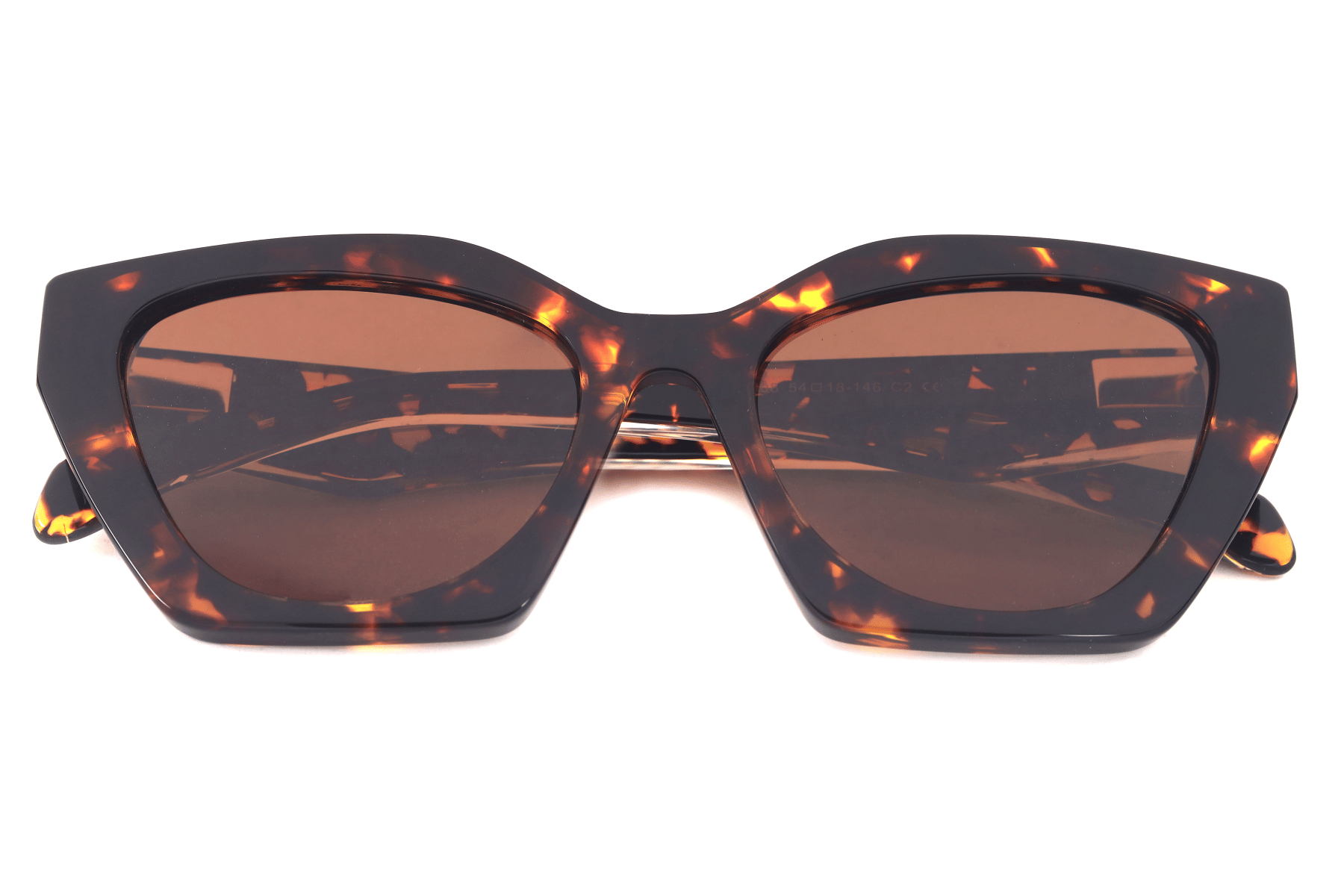 LANCEBREMMER RTA-4908 C2 Sunglass — Havana frame — view 4