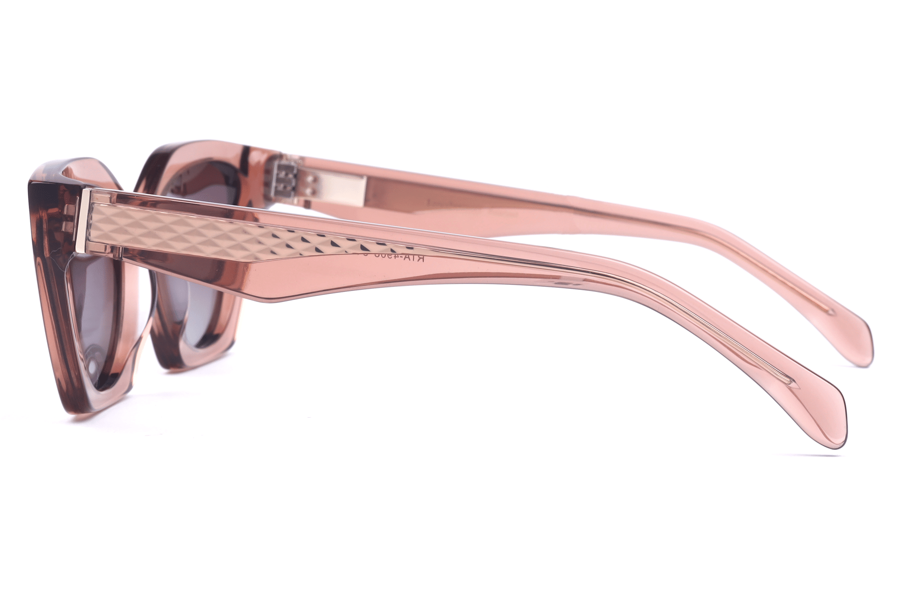 LANCEBREMMER RTA-4908 C4 Sunglass — Transparent Pink frame — view 4
