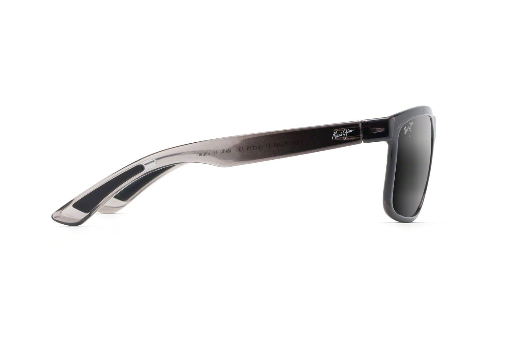 MAUI JIM MJ-449 11 Sunglass — Transparent Grey frame — view 3