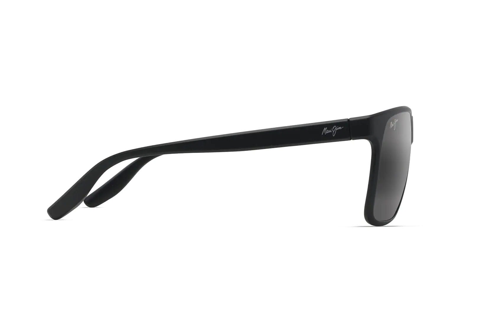 MAUI JIM MJ 603 02 Sunglass — Matt Black frame — view 3