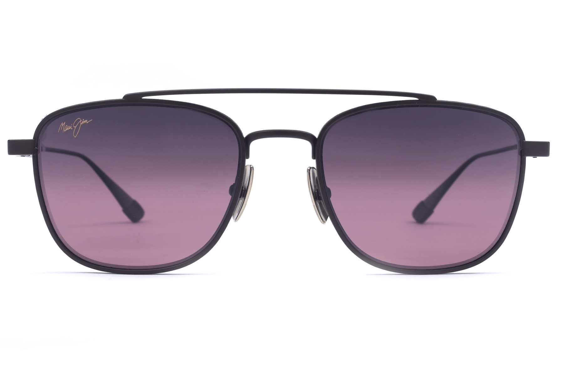 Maui Jim MJ 640 Sunglass Brown Male Full Titanium — Brown frame