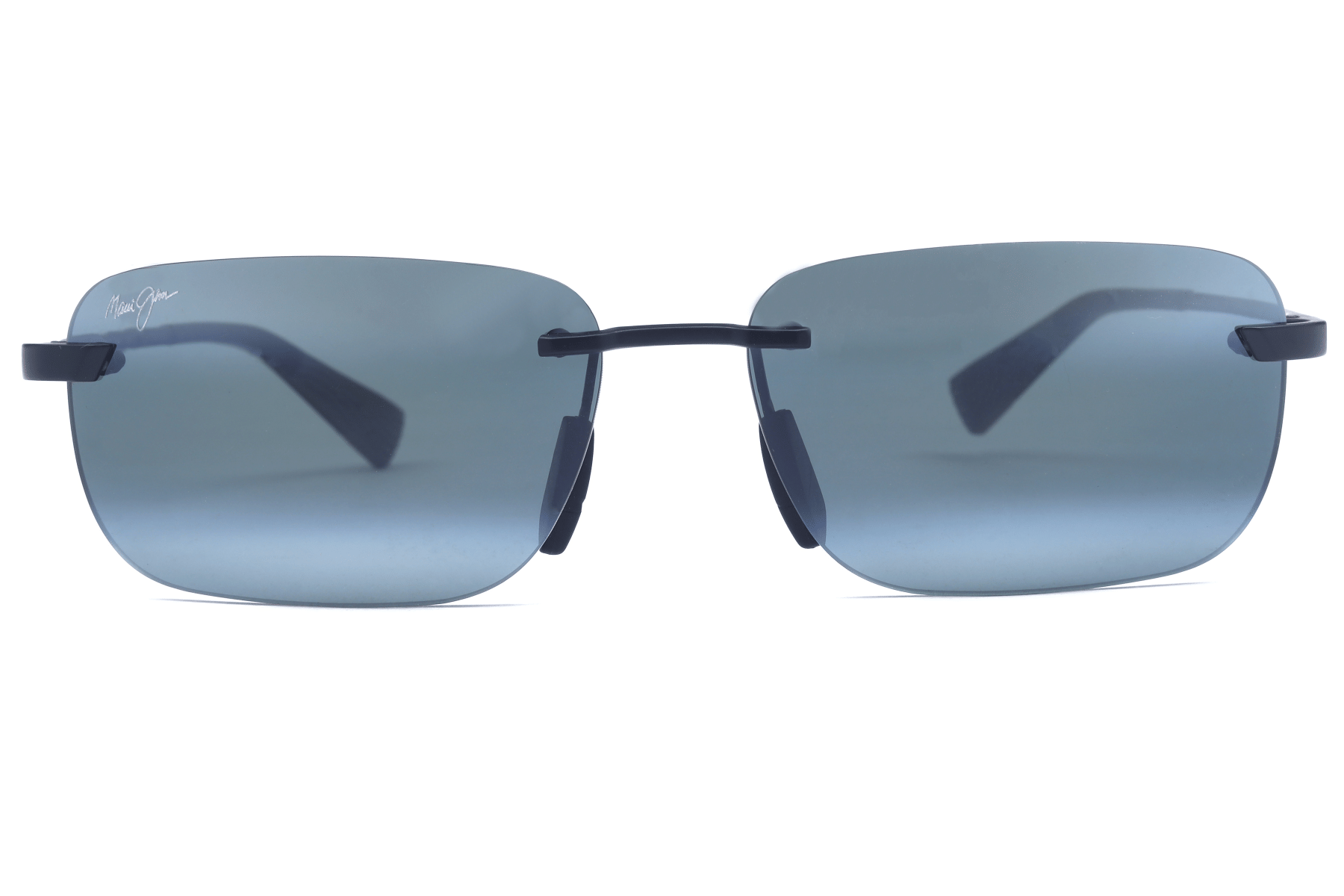 Maui Jim MJ 624 Sunglass Matt Black Male RimLess Titanium — Matt Black frame
