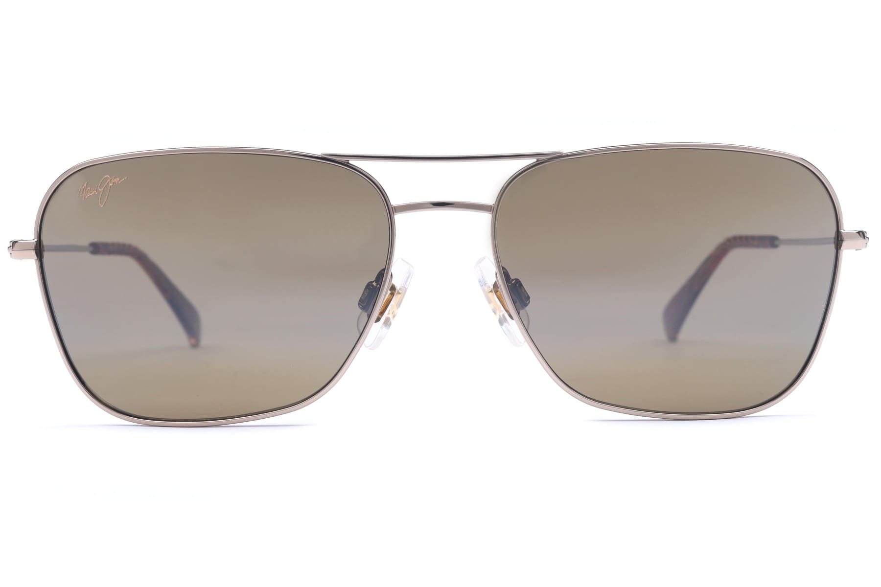 Maui Jim MJ 675 Sunglass Light Gold Male Full Metal — Light Gold frame