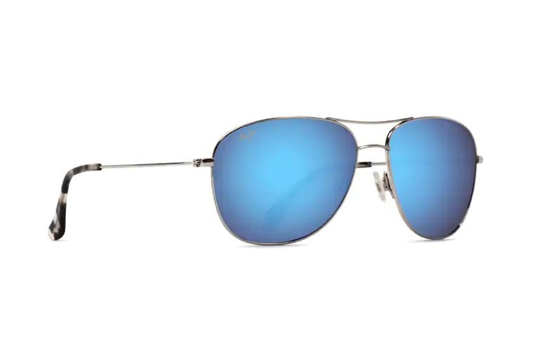 MAUI JIM MJ-B247 17 Sunglass — Silver frame-1