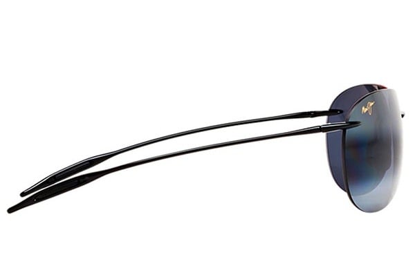 MAUI JIM 421 02 Sunglass — Black frame — view 3