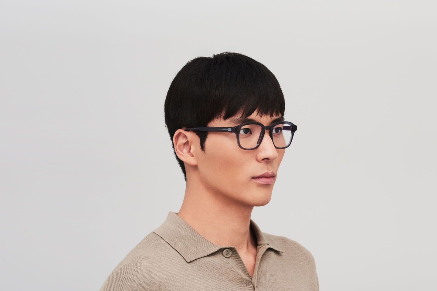 Mykita BADU Frame Grey Male Full Shell Frame — Grey frame — view 3