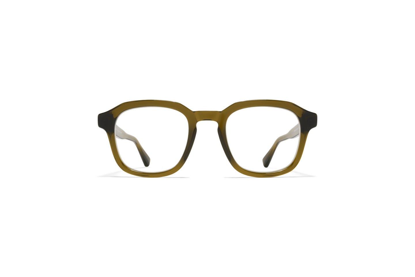Mykita BADU Frame Transparent Olive Male Full Shell Frame — Transparent Olive frame-0