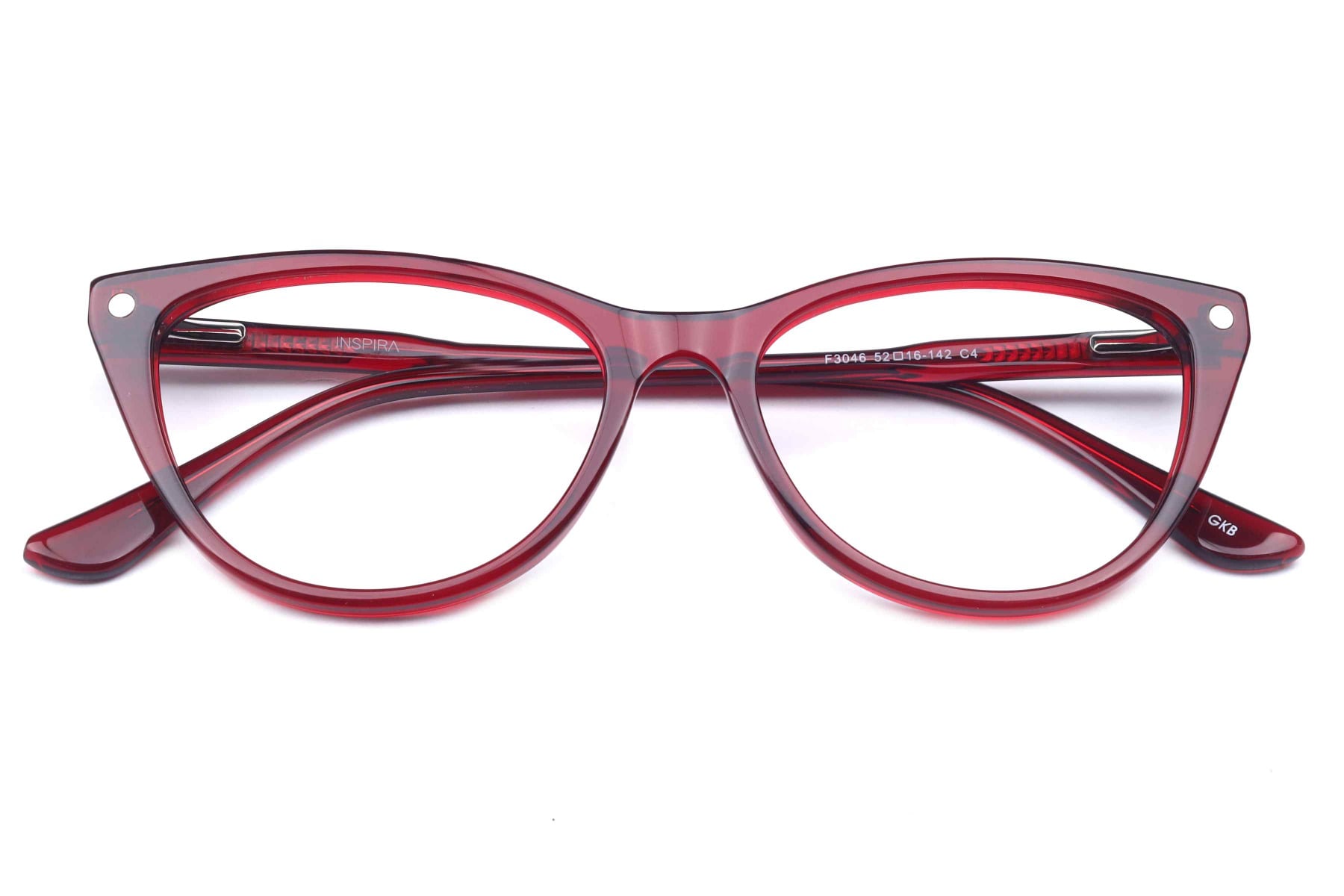 INSPIRA F3046 C4 Frame — Maroon frame — view 4