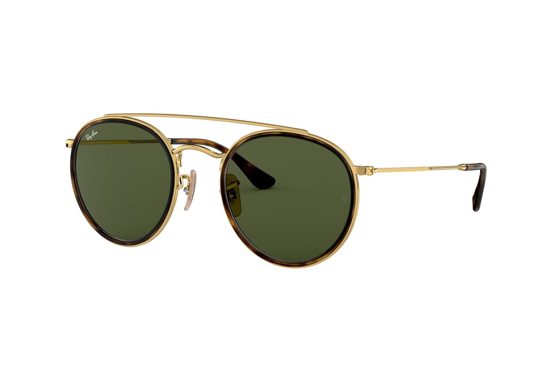 RAYBAN 0RB3647N 001 Sunglass — Gold frame — view 1