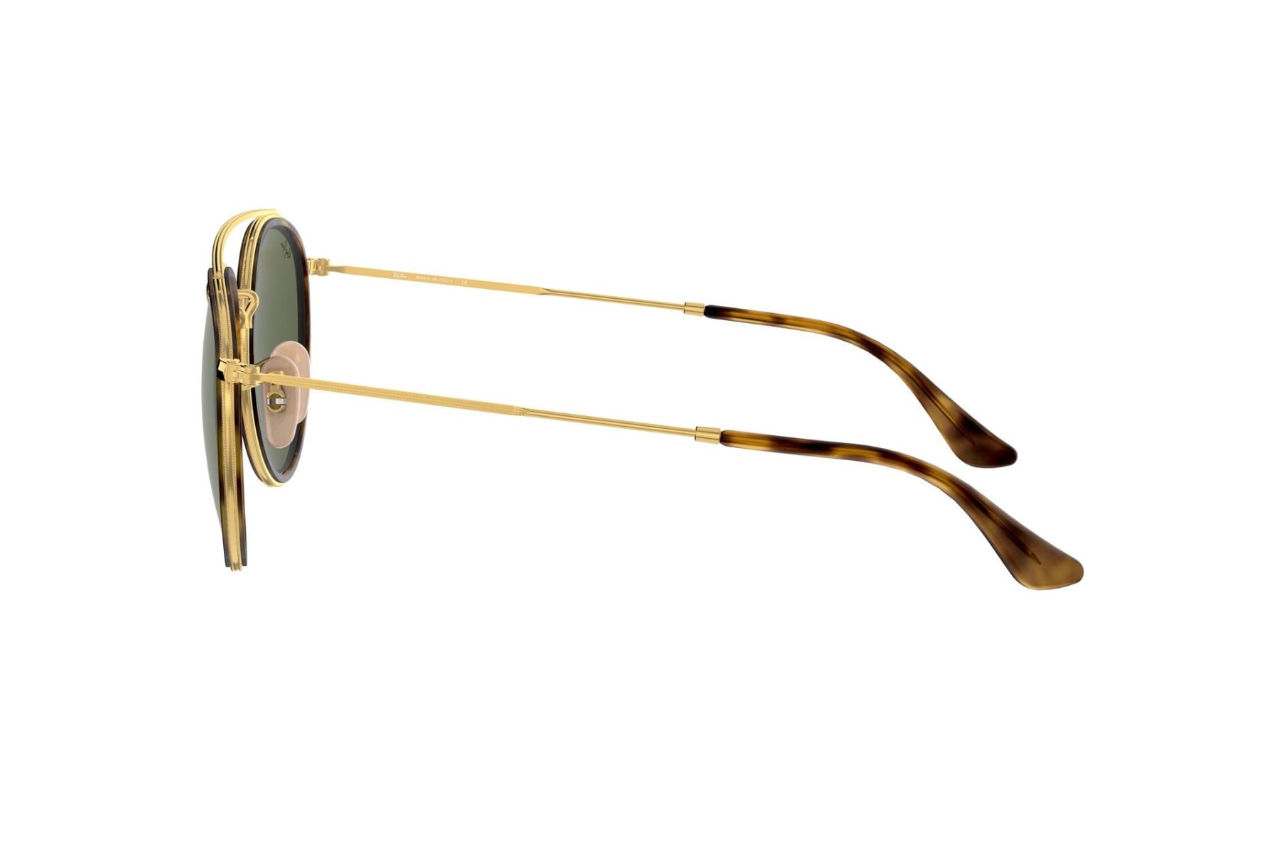 RAYBAN 0RB3647N 001 Sunglass — Gold frame — view 3
