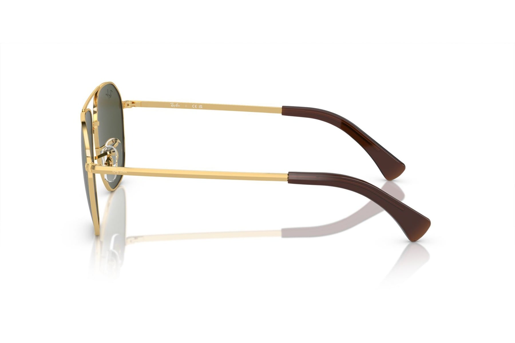RAYBAN 0RB3723I 001/31 Sunglass — Gold frame — view 3