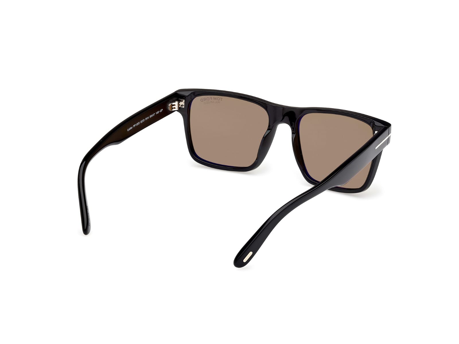 Tomford FT 1205 Sunglass Black Male Full Shell Sunglass — Black frame — view 6