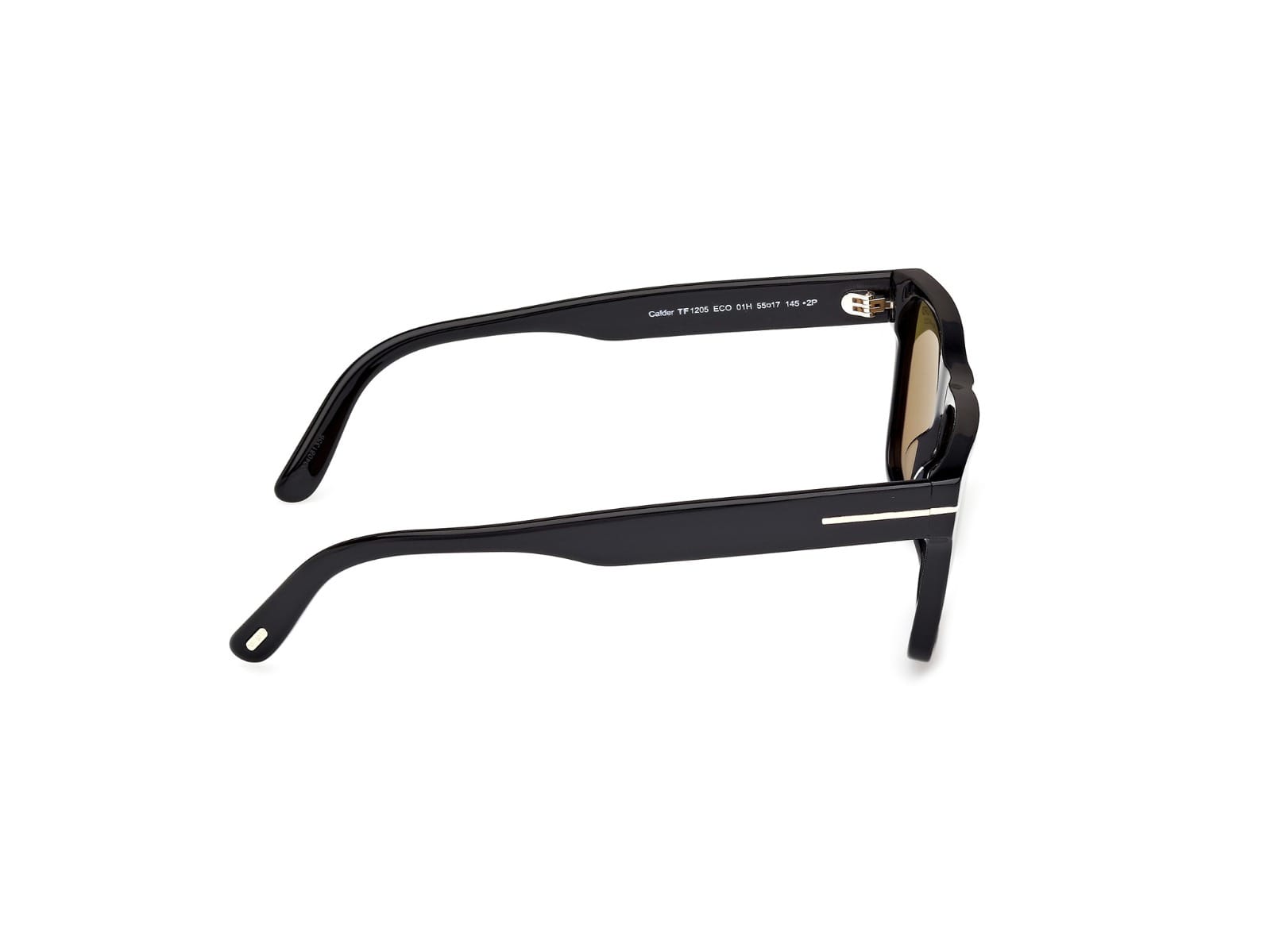 Tomford FT 1205 Sunglass Black Male Full Shell Sunglass — Black frame-2