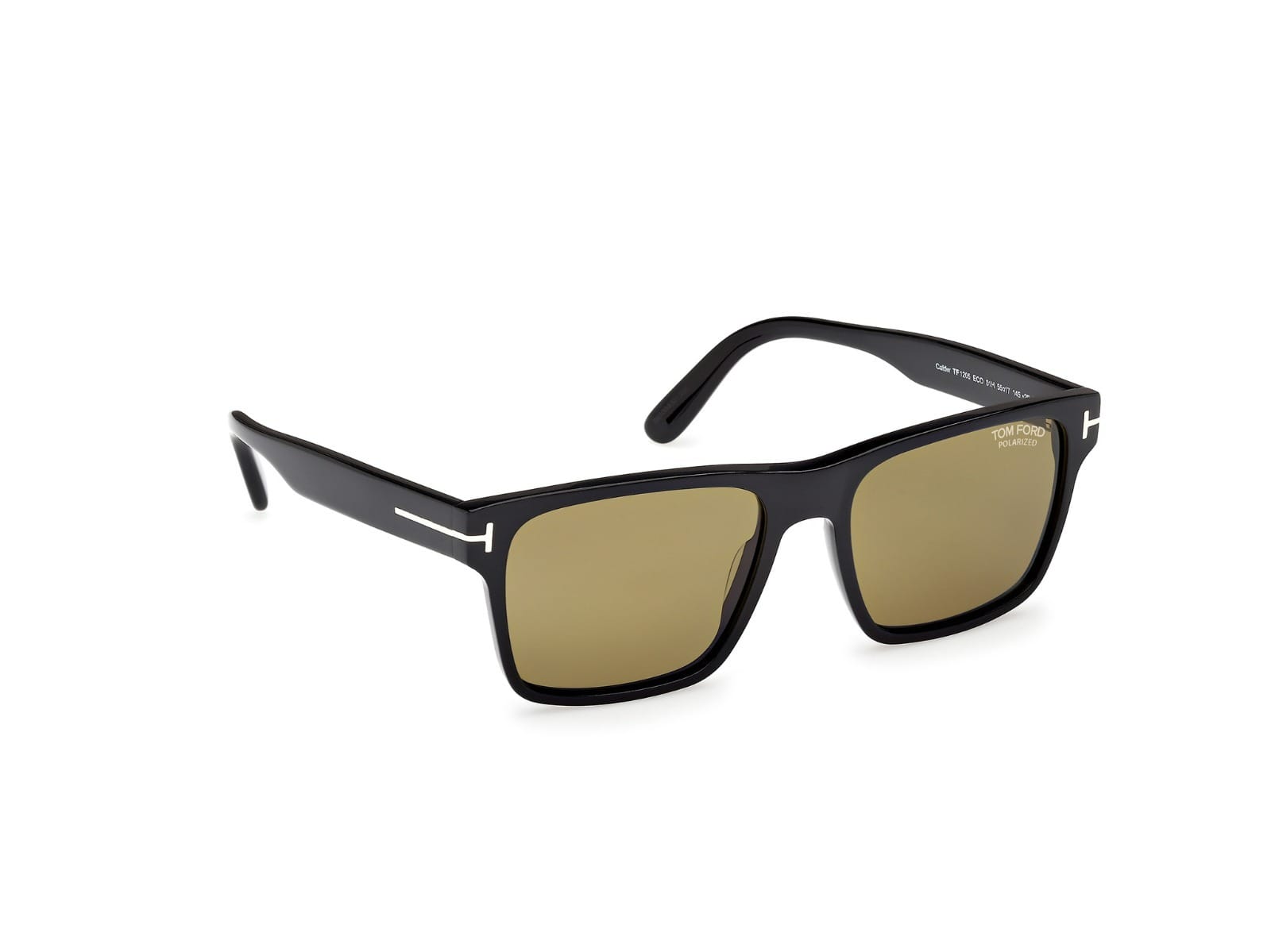 Tomford FT 1205 Sunglass Black Male Full Shell Sunglass — Black frame — view 7
