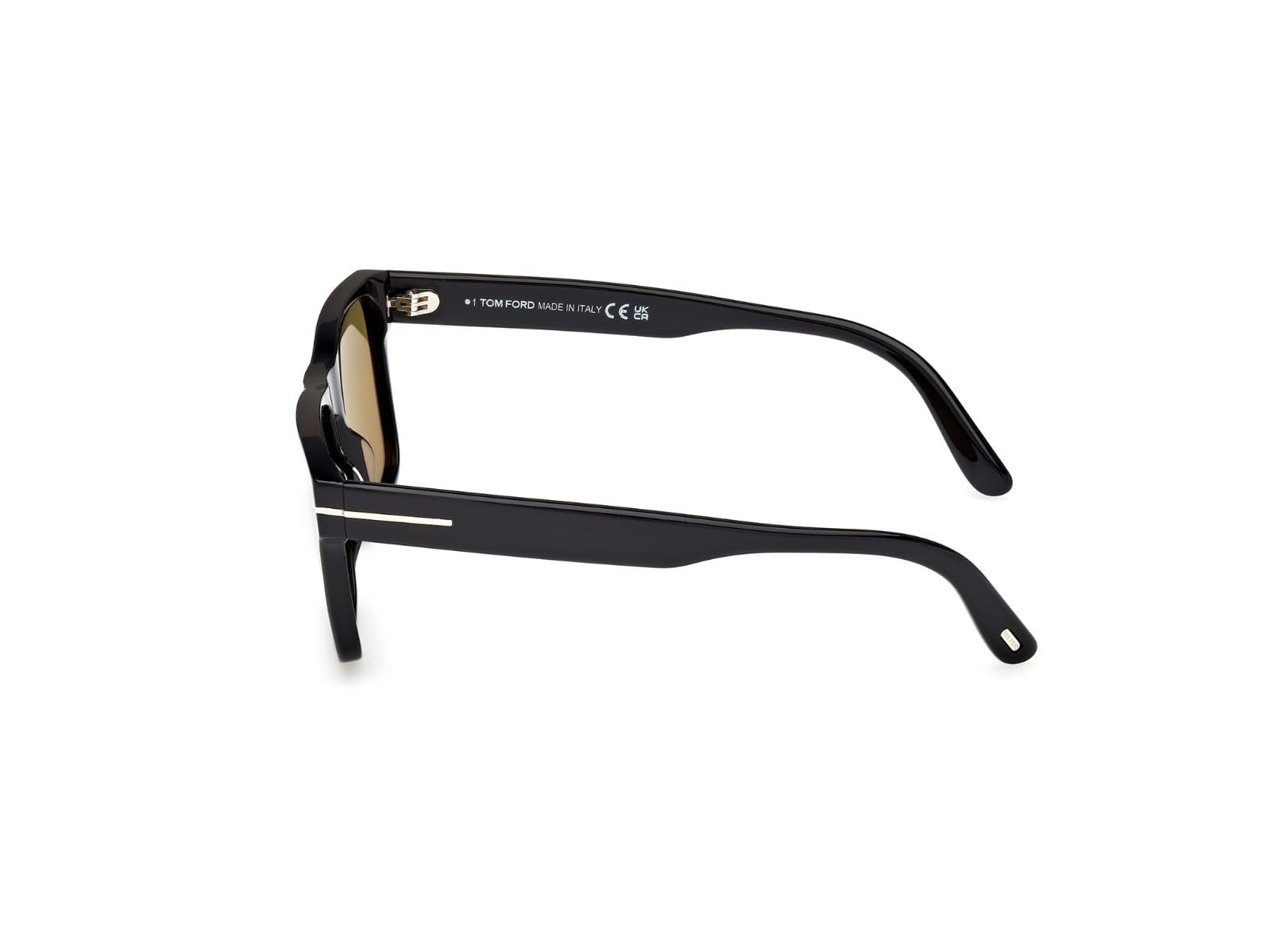 Tomford FT 1205 Sunglass Black Male Full Shell Sunglass — Black frame — view 4