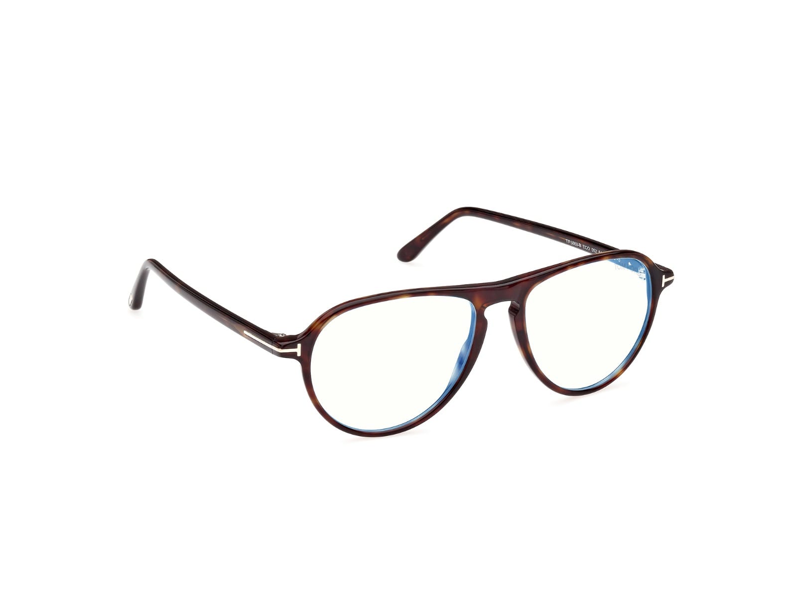 Tomford FT5869-B Frame Havana Female Full Shell Frame — Havana frame — view 4
